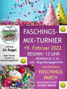 Faschings-Mix-Turnier